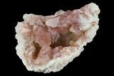 Pink Amethyst Geode Section - Argentina #127303-1